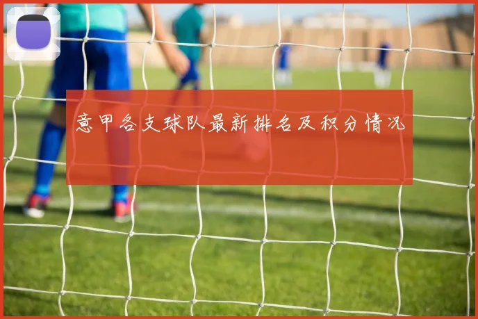 意甲各支球队最新排名及积分情况